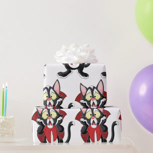 Presente Papel de moldagem de gato por vampiro amadurecido