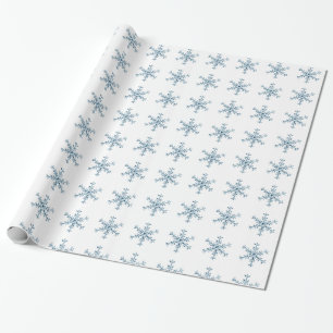 Presente Papel de moldagem de glamor de feriado - branco