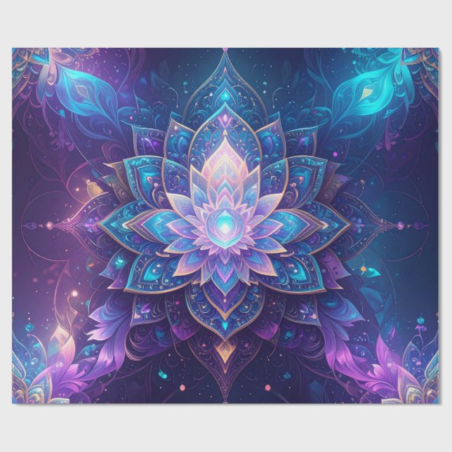 Presente Papel de moldagem de lótus etéreo (Aberto)