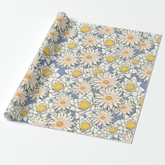 Presente Papel de Moldagem de Motif Floral de Arte Contempo