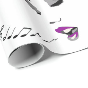 Presente Papel de moldagem de música