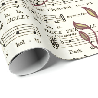 Presente Papel de moldagem de músicas em prato das paredes