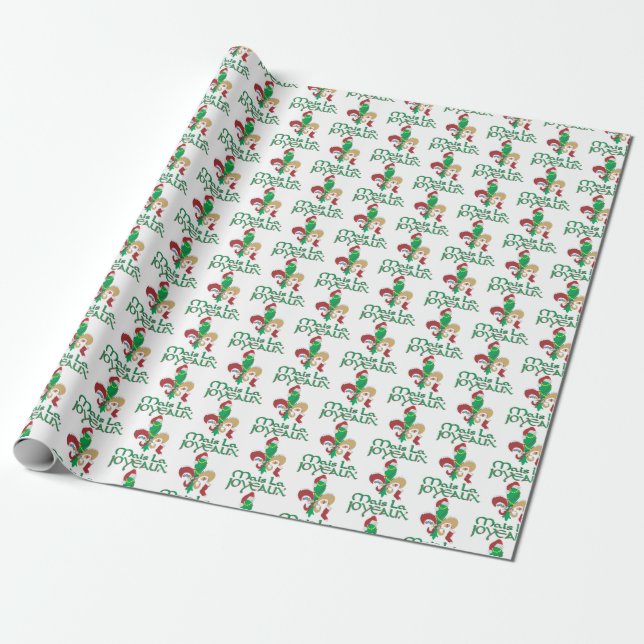 Presente Papel de moldagem de Natal (Desenrolado)