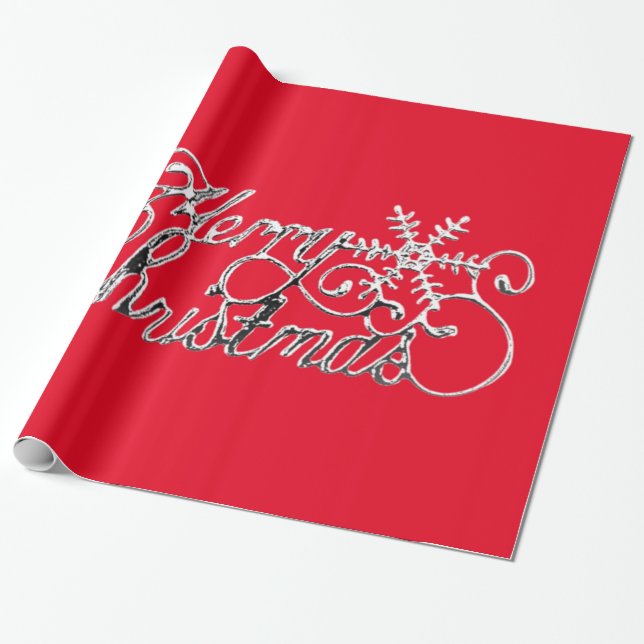 Presente Papel de moldagem de Natal (Desenrolado)
