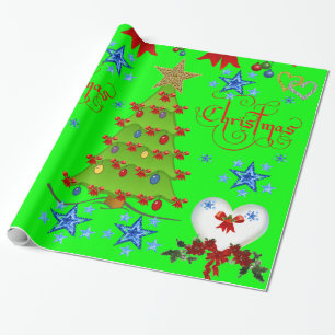 Presente Papel de moldagem de Natal