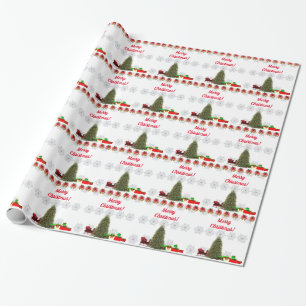 Presente Papel de moldagem de Natal