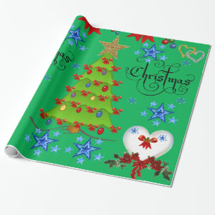 Presente Papel de moldagem de Natal