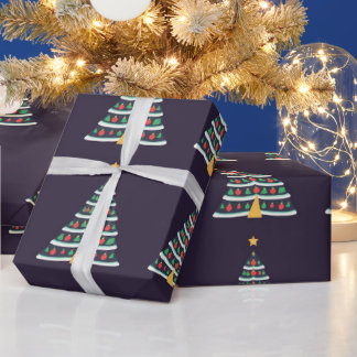 Presente Papel de moldagem de Natal