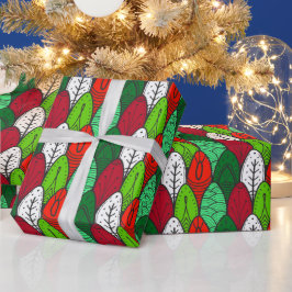 Presente Papel de moldagem de Natal