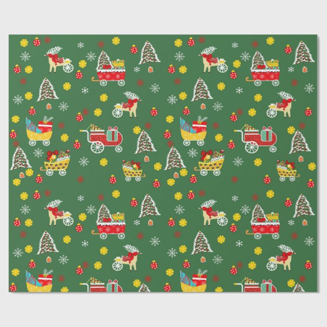 Presente Papel de moldagem de Natal (Aberto)