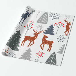Presente Papel de moldagem de Natal