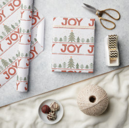 Presente Papel de moldagem de Natal Boho Holiday