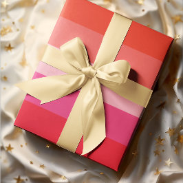 Presente Papel de moldagem de Natal "Chee Red Stripes"