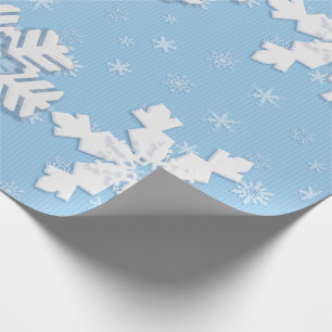 Presente Papel de Moldagem de Natal com Flocos de Neve de N