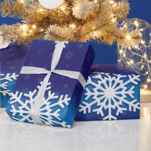 Presente Papel de Moldagem de Natal com Flocos de Neve de N