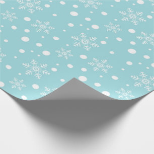 Presente Papel de Moldagem de Natal com Flocos de Neve de N