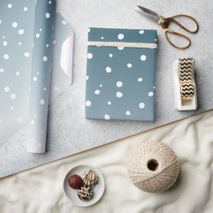 Presente Papel de Moldagem de Natal com Flocos de Neve de N