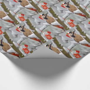 Presente Papel de moldagem de Natal da Woodie