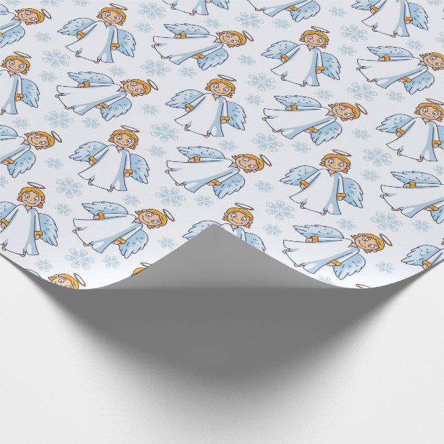Presente Papel de moldagem de natal de anjo bonito (Ponta)