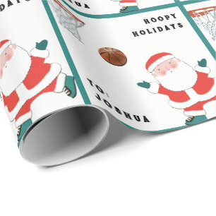 Presente Papel de moldagem de Natal de basquete