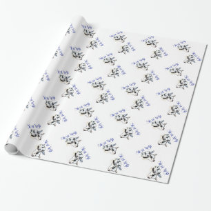 Presente Papel de Moldagem de Natal de Cabra Silenciosa