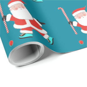 Presente Papel de moldagem de Natal de Hóquei em Campo