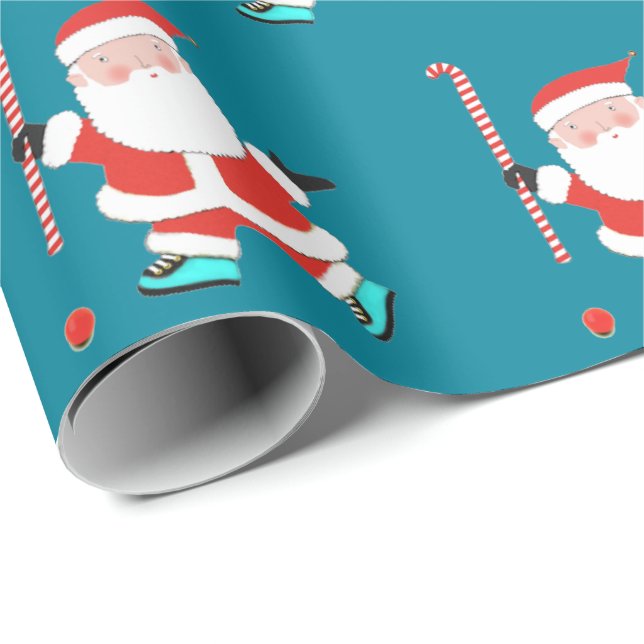 Presente Papel de moldagem de Natal de Hóquei em Campo (Ponta do rolo)
