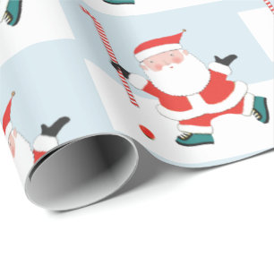 Presente Papel de moldagem de Natal de Hóquei em Campo