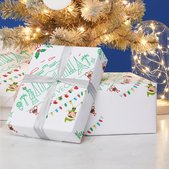 Presente Papel de Moldagem de Natal em Las Vegas (Feriados)