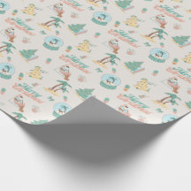 Papel de moldagem de Natal em praia