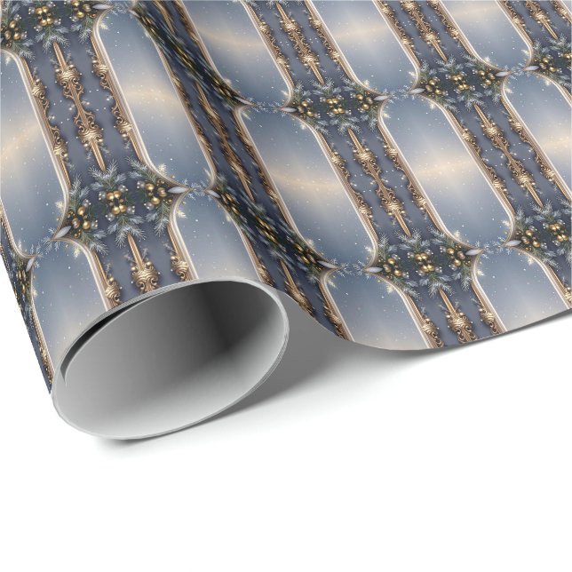 Presente Papel de moldagem de Natal Feriado (Ponta do rolo)