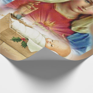 Presente Papel de moldagem de Natal Mary Baby Jesus