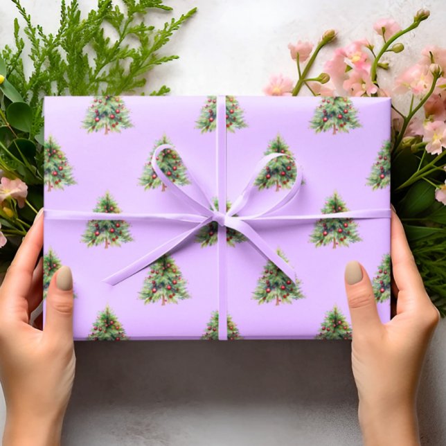 Presente Papel de moldagem de Natal, Natal da árvore de pin (Criador carregado)