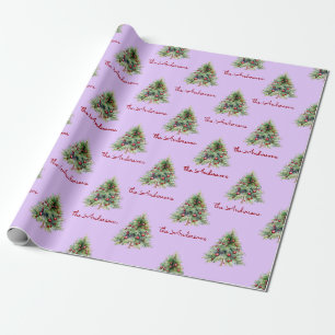 Presente Papel de moldagem de Natal, Natal Puro Personaliza