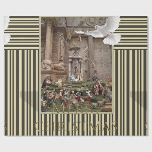 Presente Papel de Moldagem de Natal Natividade Jesus