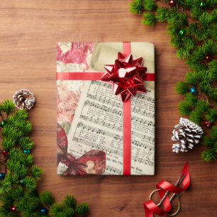 Presente Papel de moldagem de natal para música