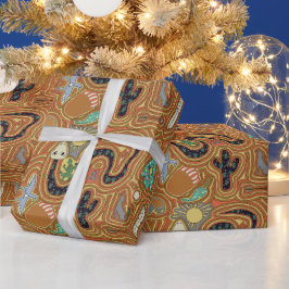 Presente Papel de moldagem de Natal para o Deserto do Sudoe