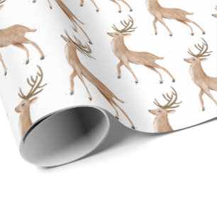 Presente Papel de Moldagem de Natal para Reindeer de Água
