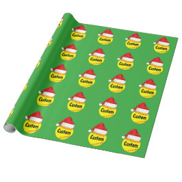 Presente Papel de moldagem de Natal personalizado para o So