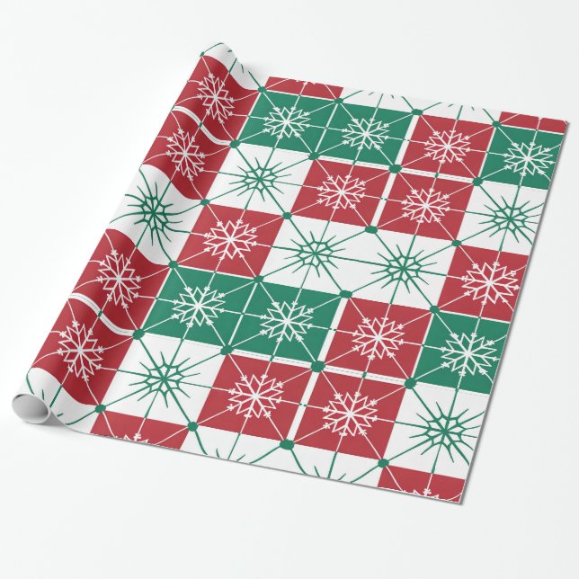 Presente Papel de moldagem de padrão de Natal do Designer (Desenrolado)