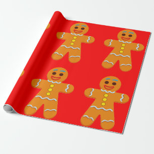Presente Papel De Moldagem De Pão De Gengibre