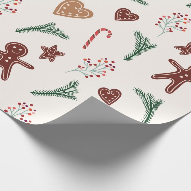 Presente Papel De Moldagem De Pão De Natal (Ponta)