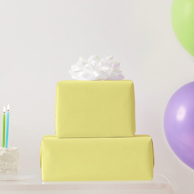 Presente Papel de moldagem de Pastel amarelo (Presentes para festas)