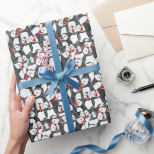 Presente Papel de moldagem de Puffin