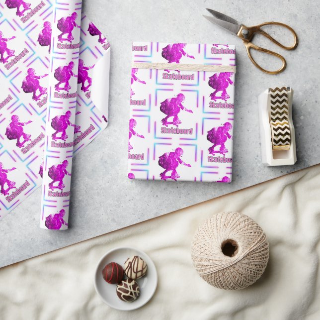 Presente Papel de moldagem de skate (Artesanato)