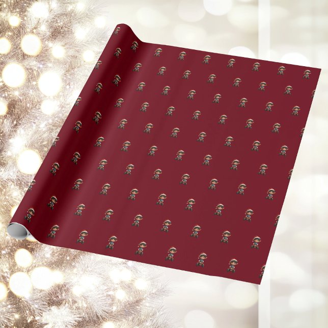 Presente Papel de moldagem do Elf de Natal All-Terrain (Criador carregado)