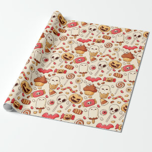 Presente Papel de moldagem do Halloween