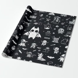 Presente Papel de moldagem do Halloween