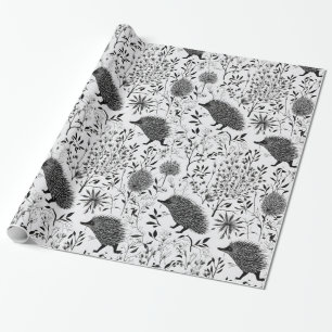 Presente Papel de moldagem do Hedgehogs Designer