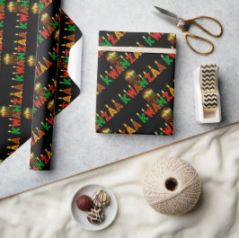 Presente Papel de moldagem do Kwanzaa